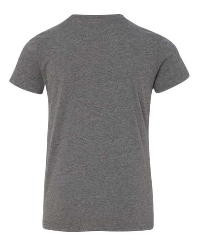 BELLA+CANVAS Youth Heather CVC Tee