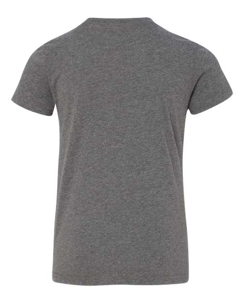BELLA+CANVAS Youth Heather CVC Tee