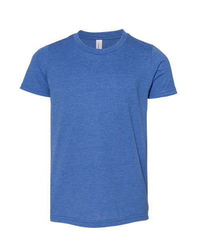 BELLA+CANVAS Youth Heather CVC Tee