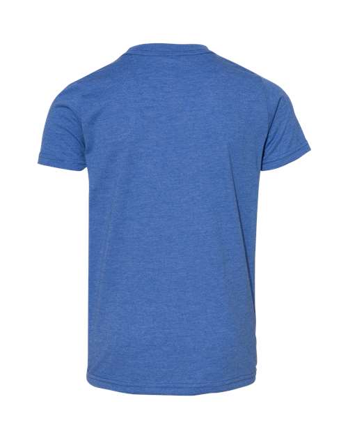 BELLA+CANVAS Youth Heather CVC Tee