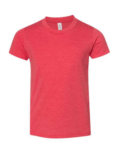 BELLA+CANVAS Youth Heather CVC Tee