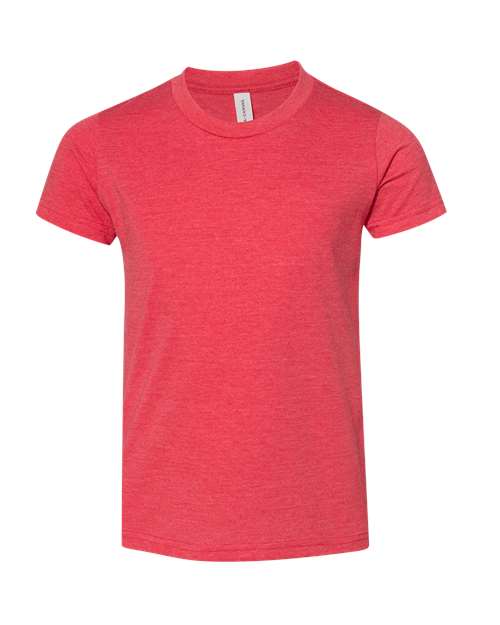 BELLA+CANVAS Youth Heather CVC Tee