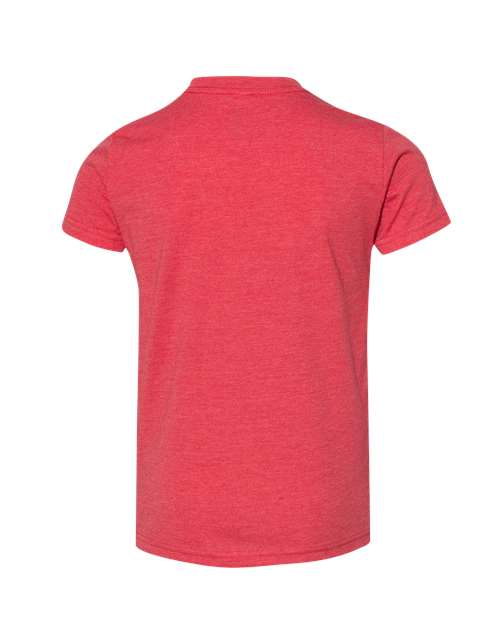BELLA+CANVAS Youth Heather CVC Tee