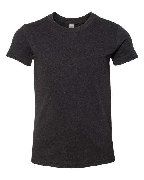 BELLA+CANVAS Youth Heather CVC Tee