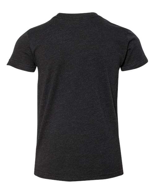 BELLA+CANVAS Youth Heather CVC Tee