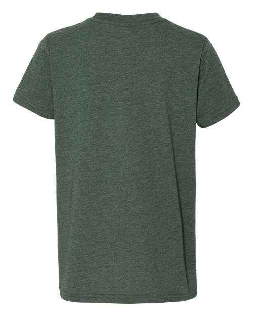 BELLA + CANVAS Youth Boy's Heather CVC Tee