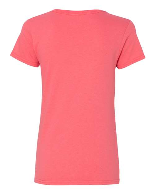 Gildan Women's Heavy Cotton 100% Cotton V-Neck T-Shirt 5V00L