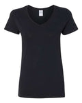 Gildan Women's Heavy Cotton 100% Cotton V-Neck T-Shirt 5V00L