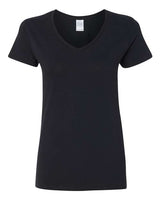 Gildan Women's Heavy Cotton 100% Cotton V-Neck T-Shirt 5V00L