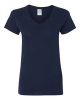 Gildan Women's Heavy Cotton 100% Cotton V-Neck T-Shirt 5V00L
