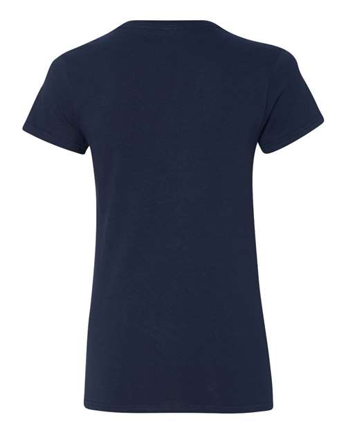 Gildan Women's Heavy Cotton 100% Cotton V-Neck T-Shirt 5V00L