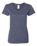 Gildan Women's Heavy Cotton 100% Cotton V-Neck T-Shirt 5V00L