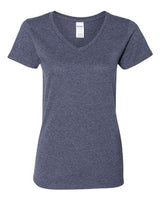 Gildan Women's Heavy Cotton 100% Cotton V-Neck T-Shirt 5V00L