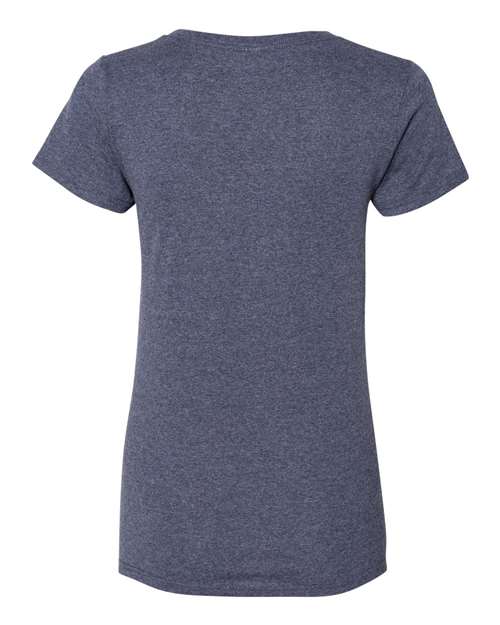 Gildan Women's Heavy Cotton 100% Cotton V-Neck T-Shirt 5V00L