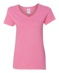 Gildan Women's Heavy Cotton 100% Cotton V-Neck T-Shirt 5V00L