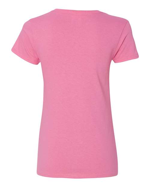 Gildan Women's Heavy Cotton 100% Cotton V-Neck T-Shirt 5V00L