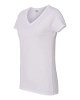 Gildan Women's Heavy Cotton 100% Cotton V-Neck T-Shirt 5V00L