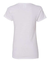 Gildan Women's Heavy Cotton 100% Cotton V-Neck T-Shirt 5V00L