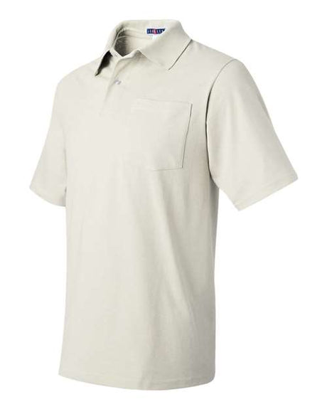JERZEES Men's SpotShield™ 50/50 Polo with Pocket JERZEES