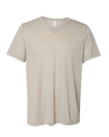 BELLA + CANVAS Unisex Textured Jersey V-Neck Tee