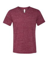 BELLA + CANVAS Unisex Textured Jersey V-Neck Tee