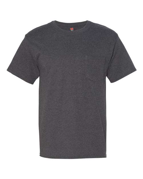 Hanes Men's Beefy 100% Cotton T-Shirt with Pocket Hanes