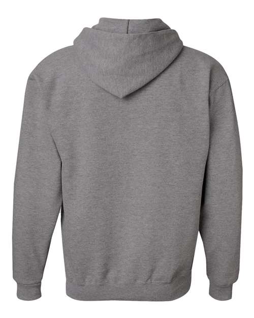 Jerzees Men's SUPER SWEATS NuBlend - Pullover Hooded Sweatshirt. 4997M Jerzees