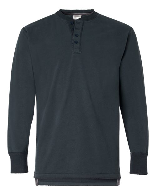 J. America Men's Vintage Brushed Jersey Henley J. America