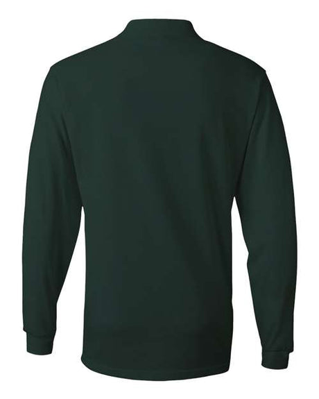 JERZEES Men's SpotShield 50/50 Long Sleeve Polo JERZEES