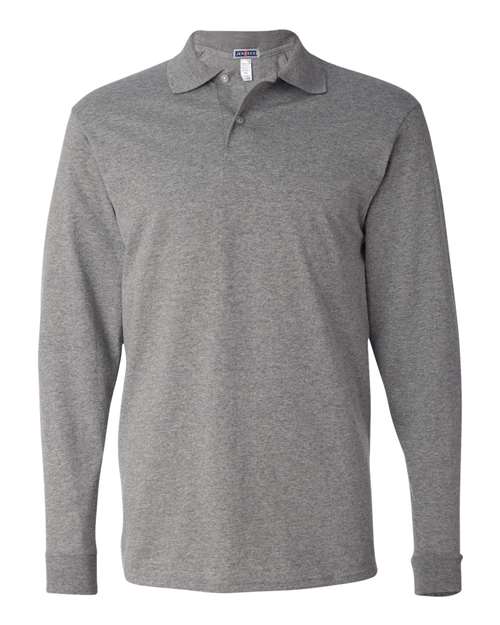 JERZEES Men's SpotShield 50/50 Long Sleeve Polo JERZEES