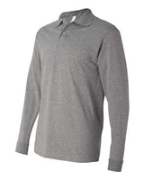 JERZEES Men's SpotShield 50/50 Long Sleeve Polo JERZEES
