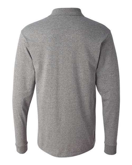 JERZEES Men's SpotShield 50/50 Long Sleeve Polo JERZEES