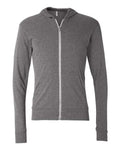 BELLA + CANVAS Men's Triblend Full-Zip Lightweight Hoodie BC3939