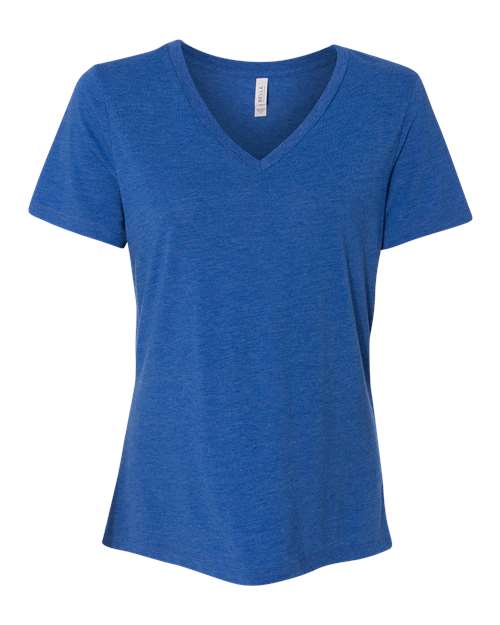 BELLA + CANVAS Women's Relaxed Triblend V-Neck Tee