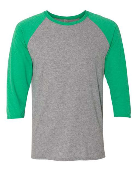 JERZEES Men's Triblend Three-Quarter Raglan Baseball T-Shirt JERZEES