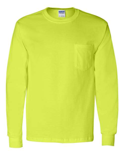 Gildan - Ultra Cotton® Long Sleeve Pocket T-Shirt Gildan