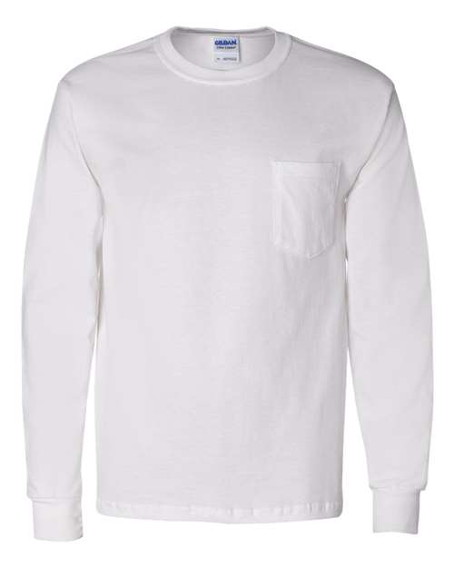 Gildan - Ultra Cotton® Long Sleeve Pocket T-Shirt Gildan