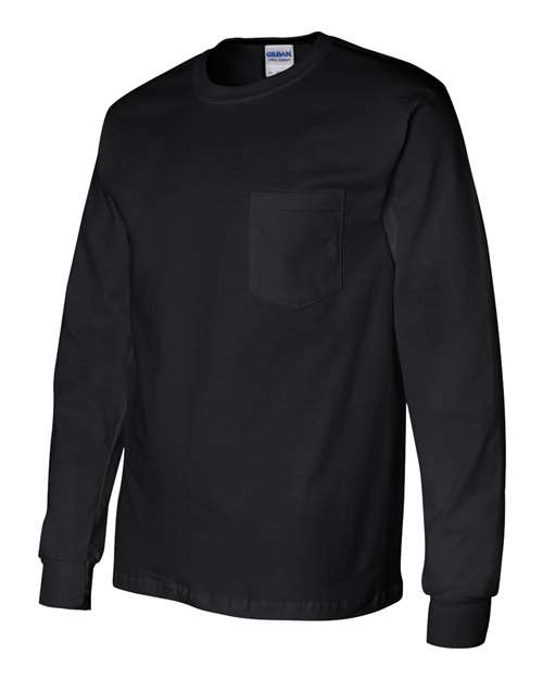 Gildan - Ultra Cotton® Long Sleeve Pocket T-Shirt Gildan