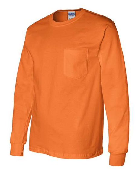 Gildan - Ultra Cotton® Long Sleeve Pocket T-Shirt Gildan