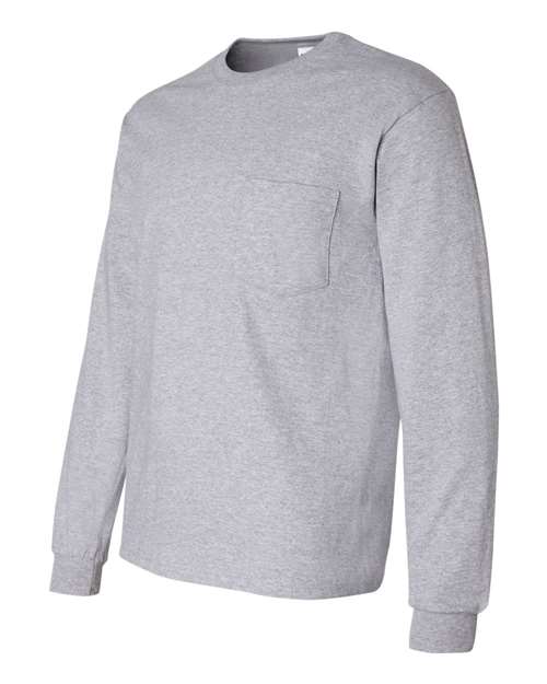 Gildan - Ultra Cotton® Long Sleeve Pocket T-Shirt Gildan
