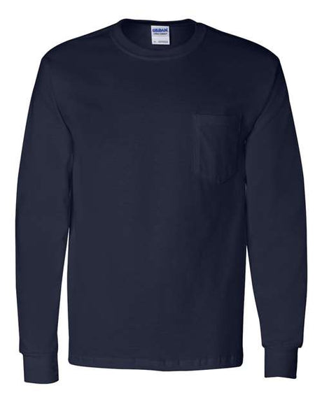 Gildan - Ultra Cotton® Long Sleeve Pocket T-Shirt Gildan