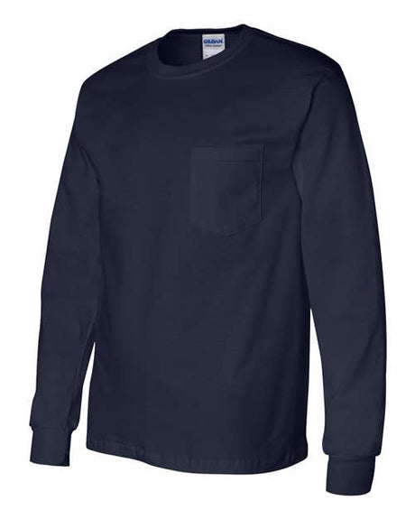 Gildan - Ultra Cotton® Long Sleeve Pocket T-Shirt Gildan
