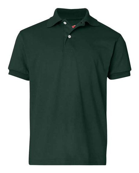 Hanes Youth Ecosmart Jersey Polo Hanes