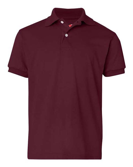 Hanes Youth Ecosmart Jersey Polo Hanes