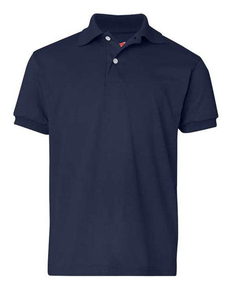 Hanes Youth Ecosmart Jersey Polo Hanes