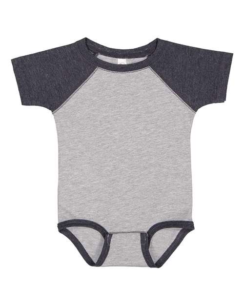 Rabbit Skins Infant Baseball Fine Jersey Bodysuit