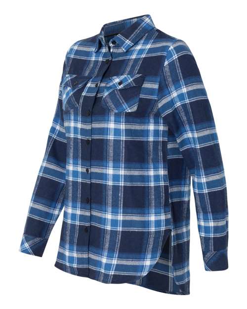 Burnside Women's Yarn-Dyed Long Sleeve Flannel Shirt Burnside