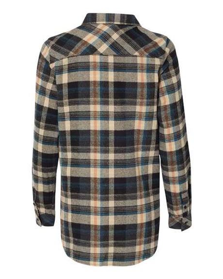 Burnside Women's Yarn-Dyed Long Sleeve Flannel Shirt Burnside