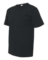 Bayside Men's USA-Made Short T-Shirt With a Pocket Bayside