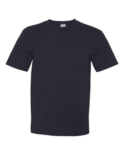 Bayside Men's USA-Made Short T-Shirt With a Pocket